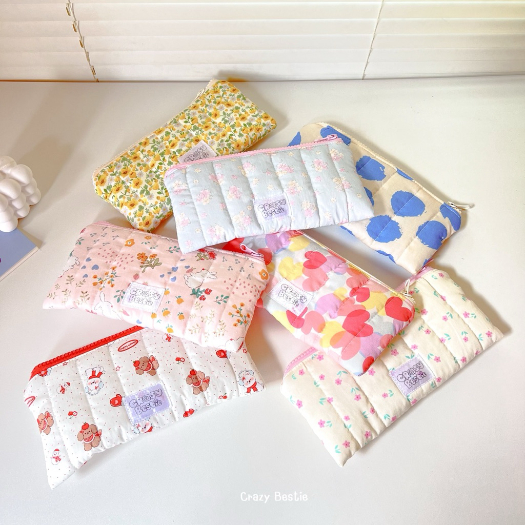 Crazy Bestie🍒กระเป๋าใส่ของจุกจิก บุใยนุ่ม•(CB14)