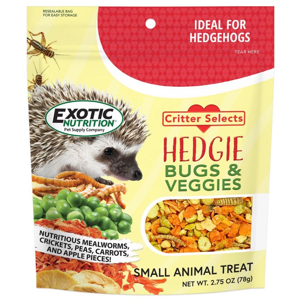 Exotic Nutrition Hedgie Bugs & Veggie