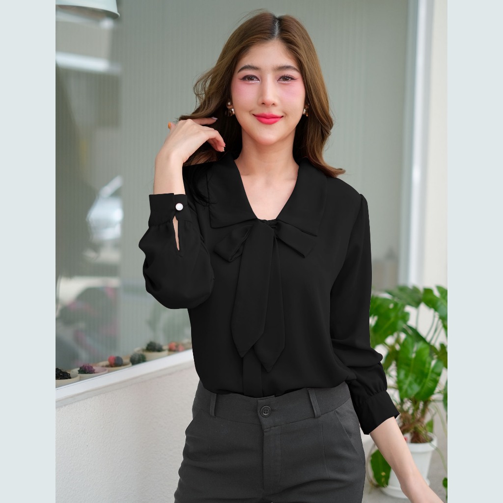 เสื้อดำ เนื้อผ้าไหมอิตาลี