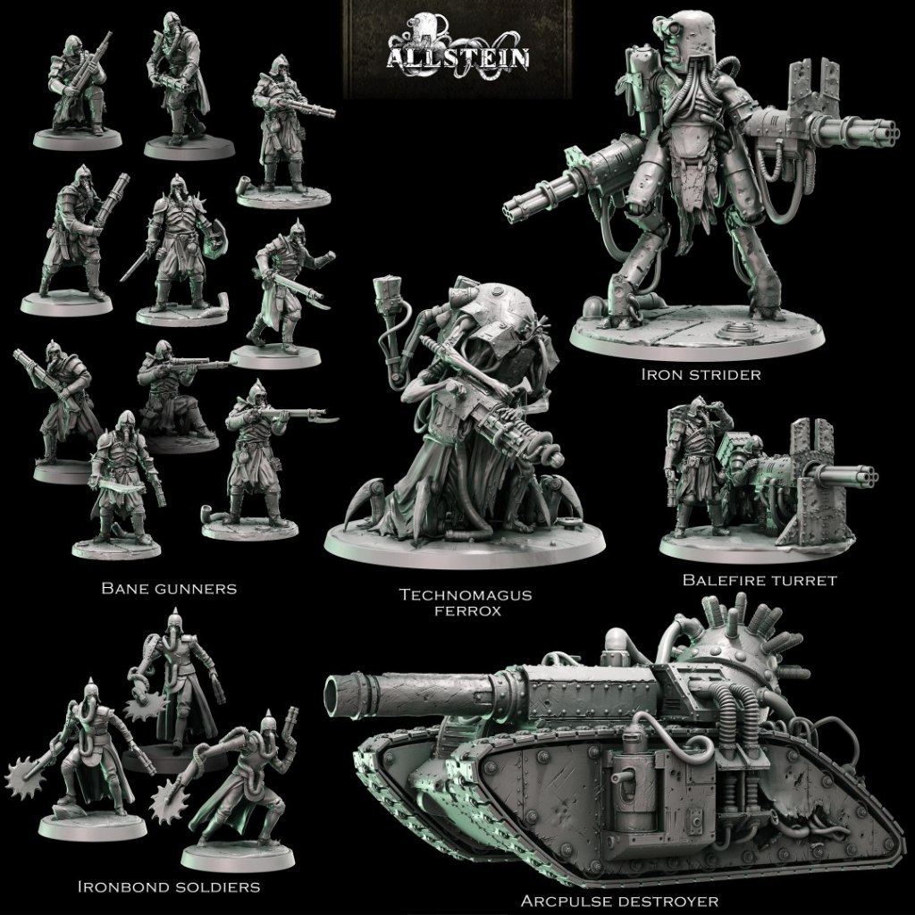 Spires of Allstein 2 : Collection : Miniature Resin โมเดลบอร์ดเกม ผลิตตามสั่ง