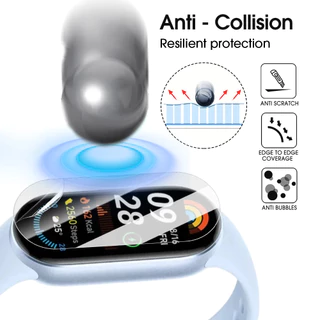 1-5PCS HD Clear Soft Hydrogel Film สำหรับ Xiaomi Mi Band 10 ฟิล์มป้องกันหน้าจอ Smartwatch สำหรับ Xiaomi Mi Band 7 8 9 10