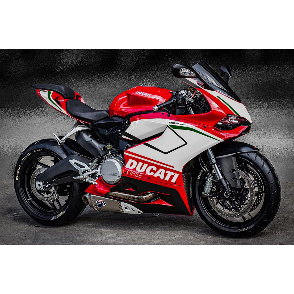 (Mr.AM) ชุดสติ๊กเกอร์ [เกรด Premium] Ducati 899 Panigale (DUCATI CORSE)