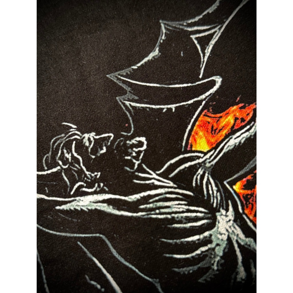 BLACK SABBATH Rocket Lab เสื้อยืดสีดำ ผ้าคอตตอนพรีเมี่ยม USA สกรีนแบบ DTG งานละเอียดคุณภาพสูง คมชัด ROC054