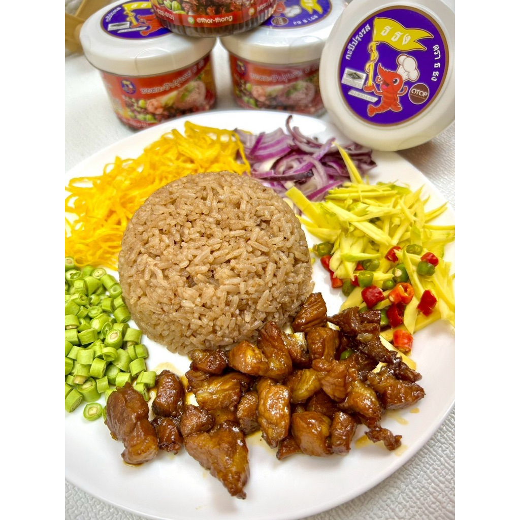กะปิปรุงรสตราธ ธง ขนาด 300 กรัม