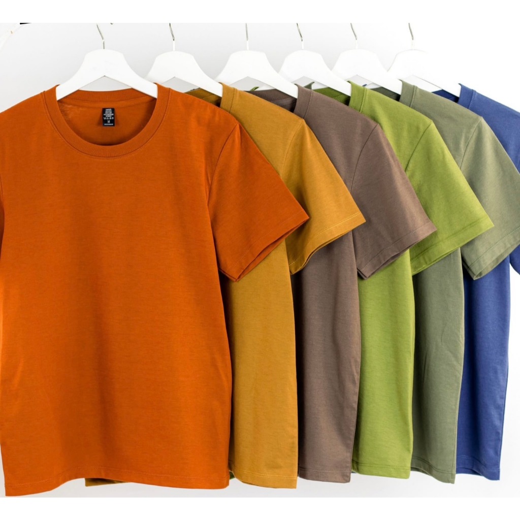 แขนสั้นสีพื้น 6 สีใหม่ เข้าแล้ว ใส่สบาย แมชท์ง่าย คุมโทน ชิคแบบตะโกน 📣