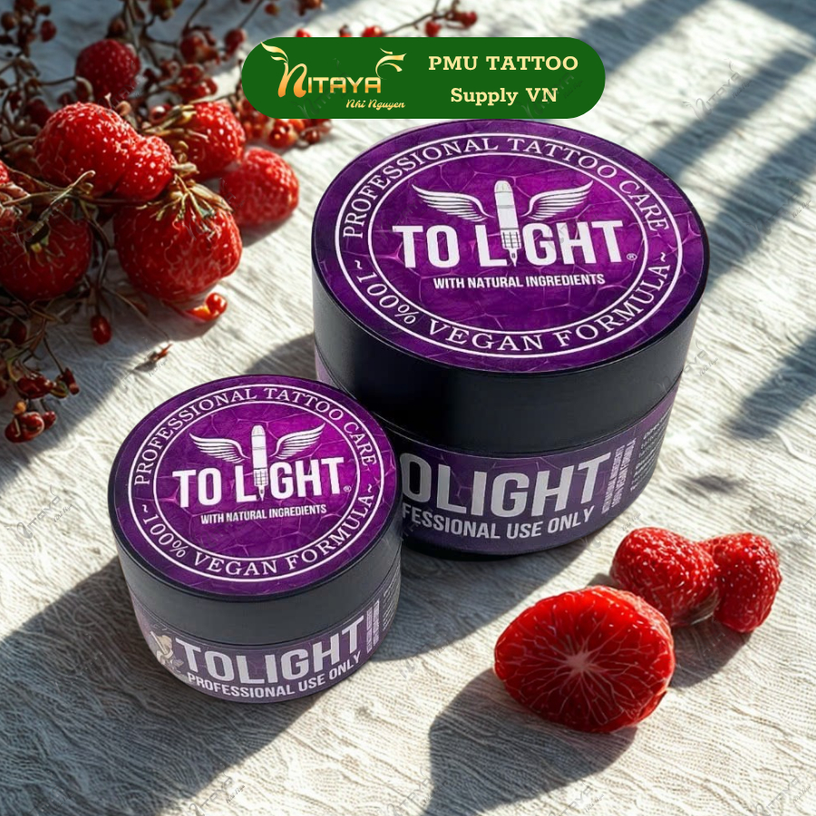 ชุดคู่ครีมบำรุง Balm ToLight Geisha สีทอง & Balm ToLight สีม่วง ของแท้ – ดูแลหลังสักเติมความชุ่มชื้น