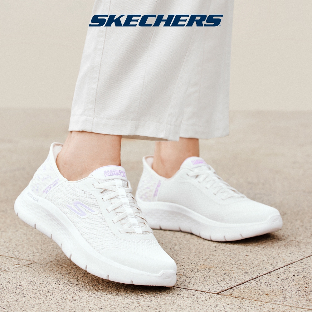 Skechers สเก็ตเชอร์ส รองเท้าผู้หญิง Women Slip-ins GOwalk Flex EVA Walking Shoes - 124823-NTPR Air-Cooled Memory Foam