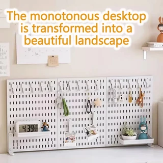 【ส่งจากกรุงเทพ】Pegboard DIY แผ่นกระดานติดผนัง แผงแขวนเครื่องมือ แผ่นเหล็กหนา การขึ้นรูปแบบครบวงจร