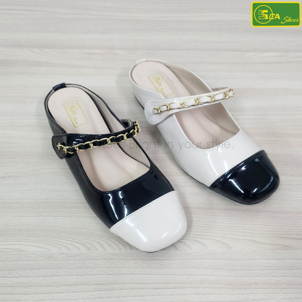 SEA Shoes(ซีชูส์) 9665-008 รองเท้าแตะที่เหมาะกับทุกวัน ดีไซน์เรียบแต่ดูดี แมทช์ง่าย ใส่ได้ทุกวัน