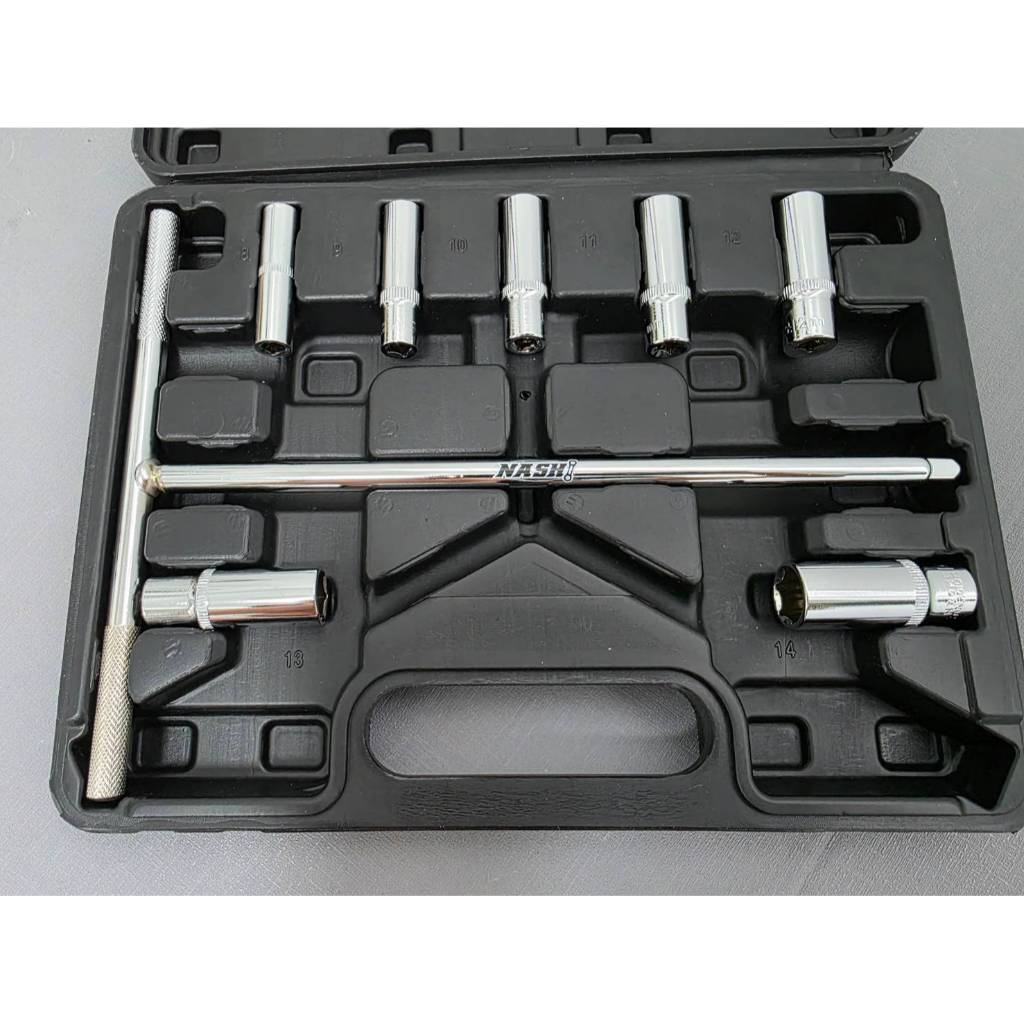 ชุดบล็อคตัวที (T) ขนาด 2 หุน ด้ามตัวที 8 ตัวชุด พกพาสะดวก ส่งเร็ว ภายใน 48ชม