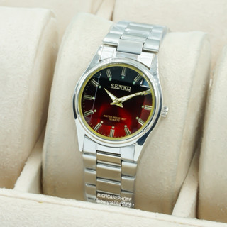 นาฬิกา SENKQ - เซนคิว แท้ รหัส SS188 ระบบอนาล็อก หน้าปัดกลม …