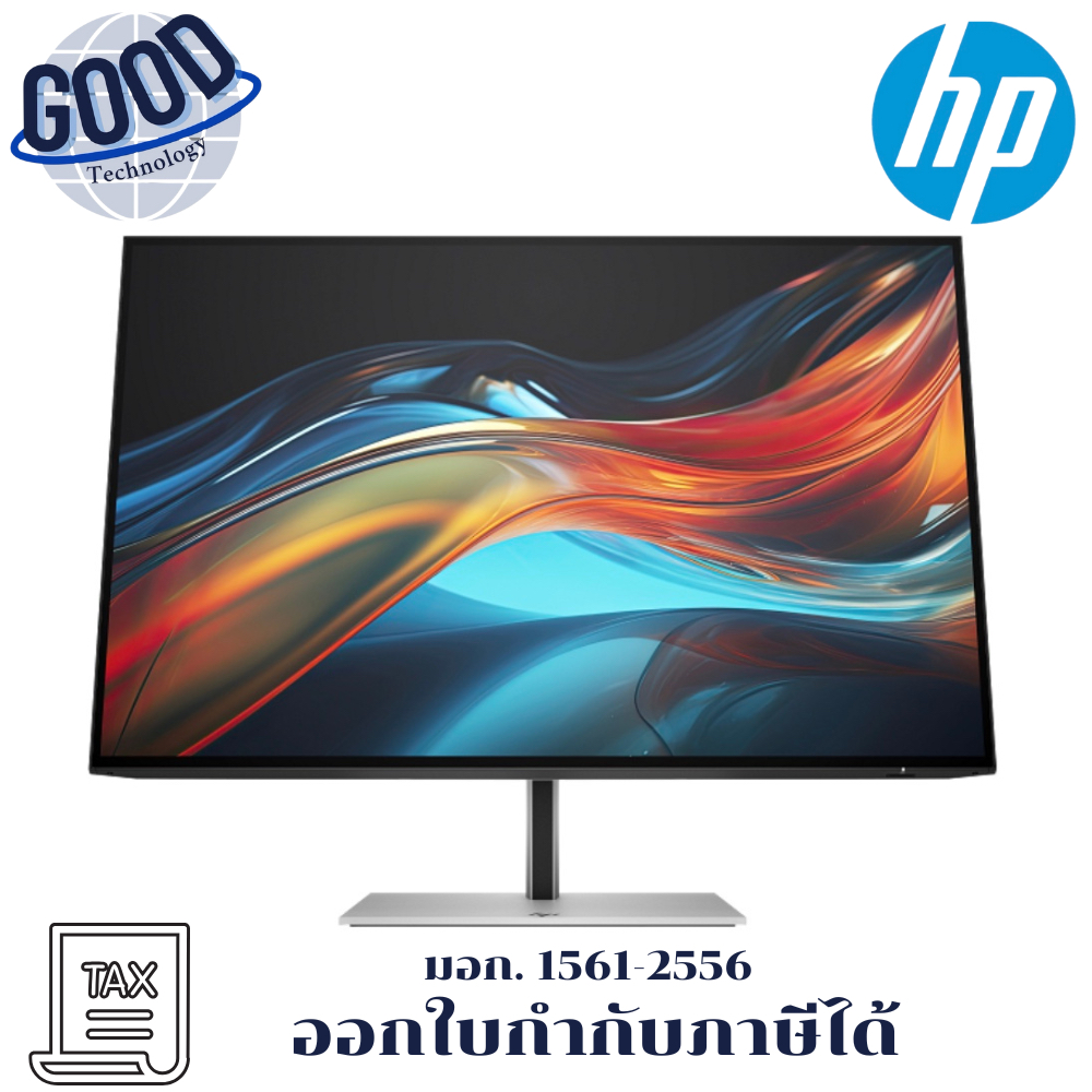 HP Series 7 Pro 24 inch WUXGA USB-C Monitor 724pu 3Yrs (รุ่น 8Y2F7AA#AKL )รับประกันศูนย์ 3 ปี