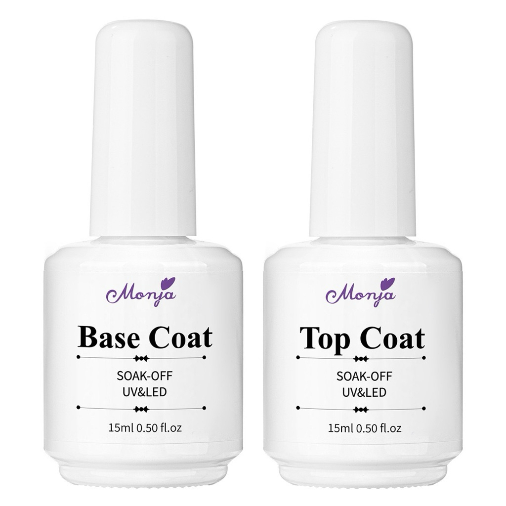 น้ำยา Top Coat ,Bast Coat ,Matt Coat แบรนด์ Monja ขนาด 15 ml สินค้าพร้อมส่ง