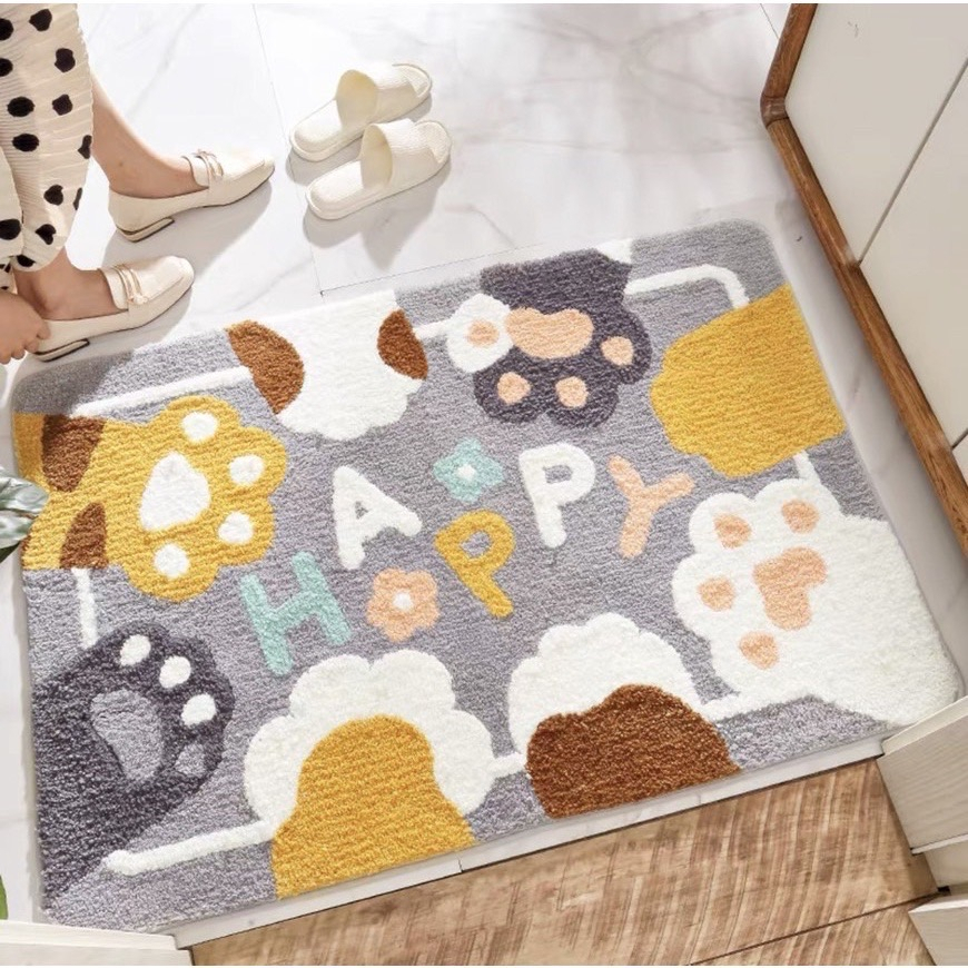 Sp 🛵🛵พรม พรมเช็ดเท้า พรมนุ่ม มีกันลื่น   1699 1699