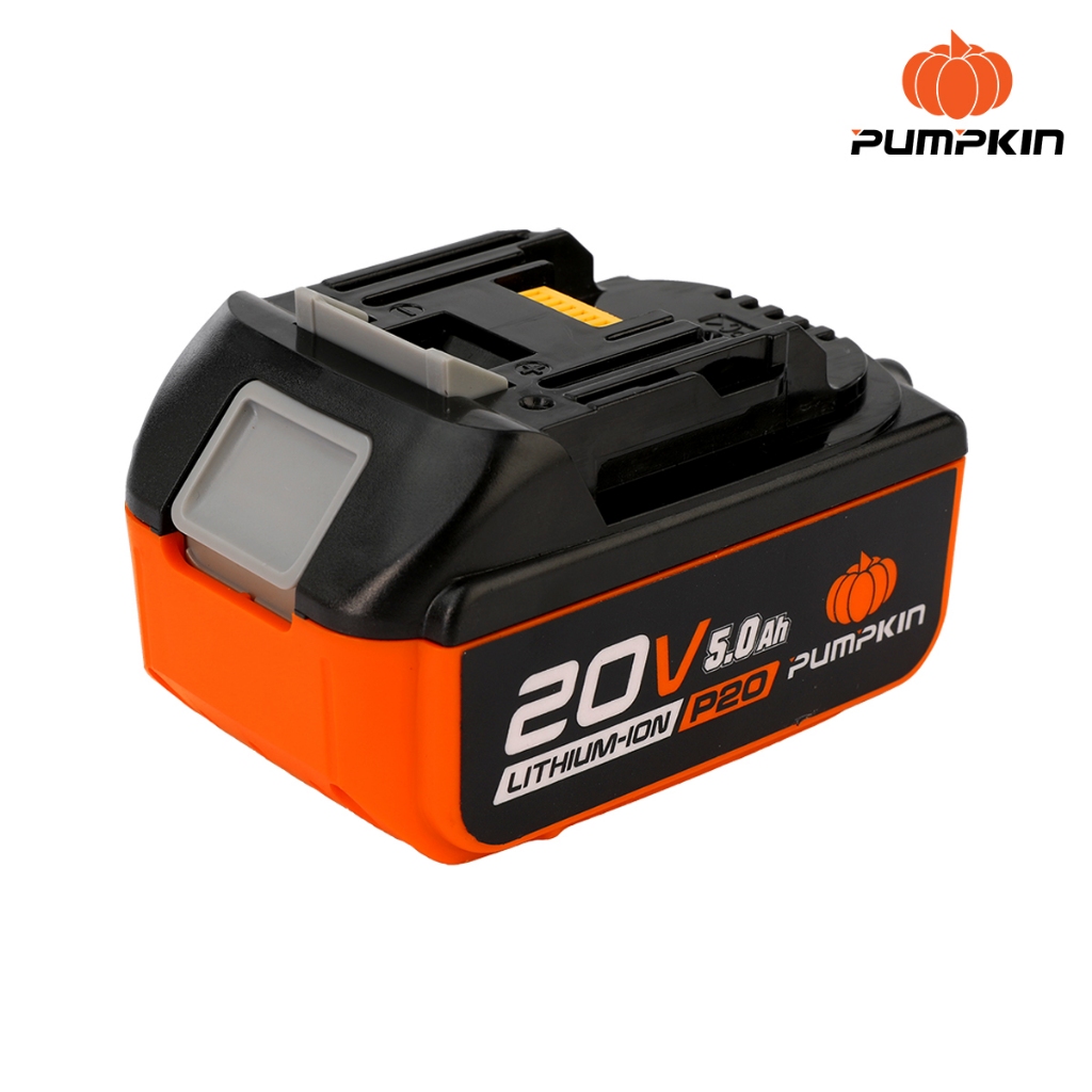 PUMPKIN P20 แบตเตอรี่ลิเธียมไอออน 20V ขนาดความจุ 5.0Ah (แอมป์อาวว์) P20V-B5A/50297