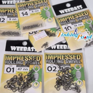ลูกหมุนถังลาย Weebass Impressed Rolling Swivel