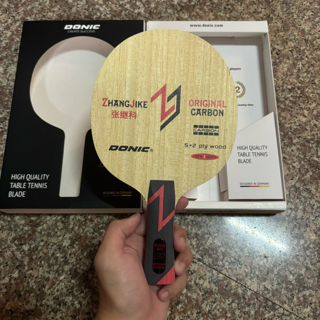 ไม้ปิงปอง Donic Zhang jike Original carbon แท้100%(preorder)