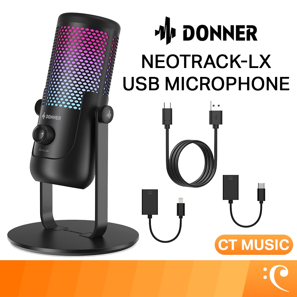 ไมโครโฟน Donner NeoTrack-LX USB MICROPHONE