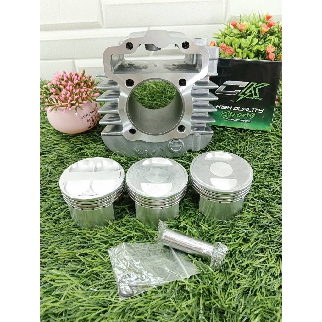 เสื้อลูก w110i ลูกคาเซ่ CK 56, 57(58 ปลอกนอน60ปลอกหนา1มิล)พร้อมหลบวาล์ว 2 วาล์ว 4 วาล์ว ปาดตีนลูก 7