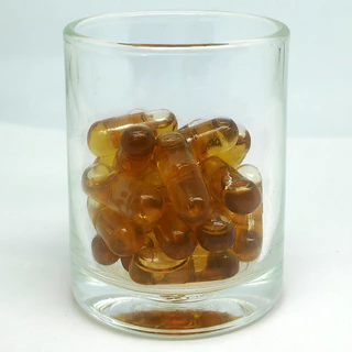 น้ำมันรำข้าวแคปซูล ผลิตภัณฑ์เสริมอาหาร ตรา นาคญา Rice Bran Oil Capsule
