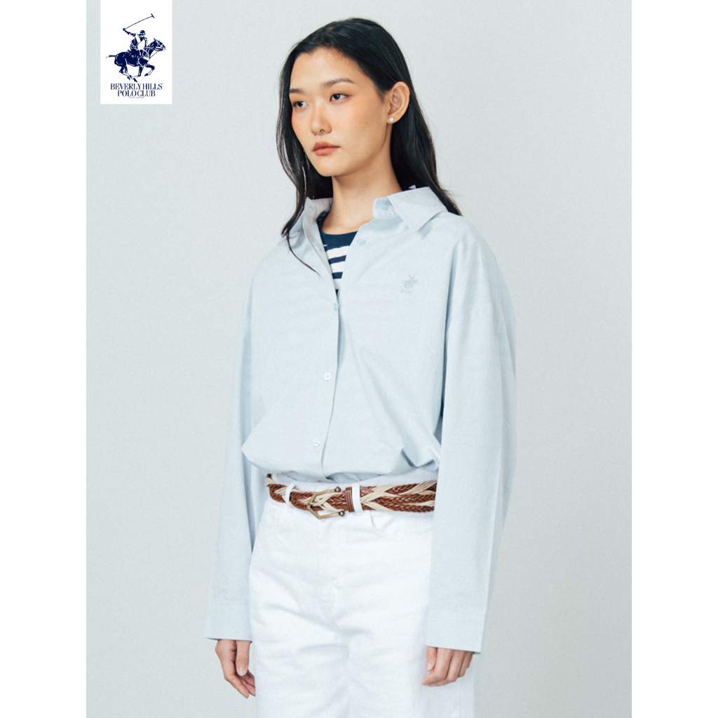 BEVERLY HILLS POLO CLUB  New Arrivals!! เสื้อเชิ้ตแขนยาว รุ่น LH1B003 สำหรับผู้หญิง