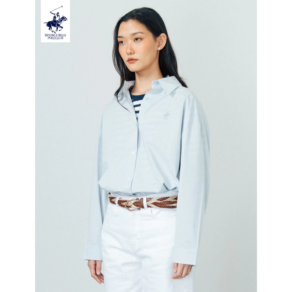 BEVERLY HILLS POLO CLUB New Arrivals!! เสื้อเชิ้ตแขนยาว รุ่น LH1B003 สำหรับผู้หญิง