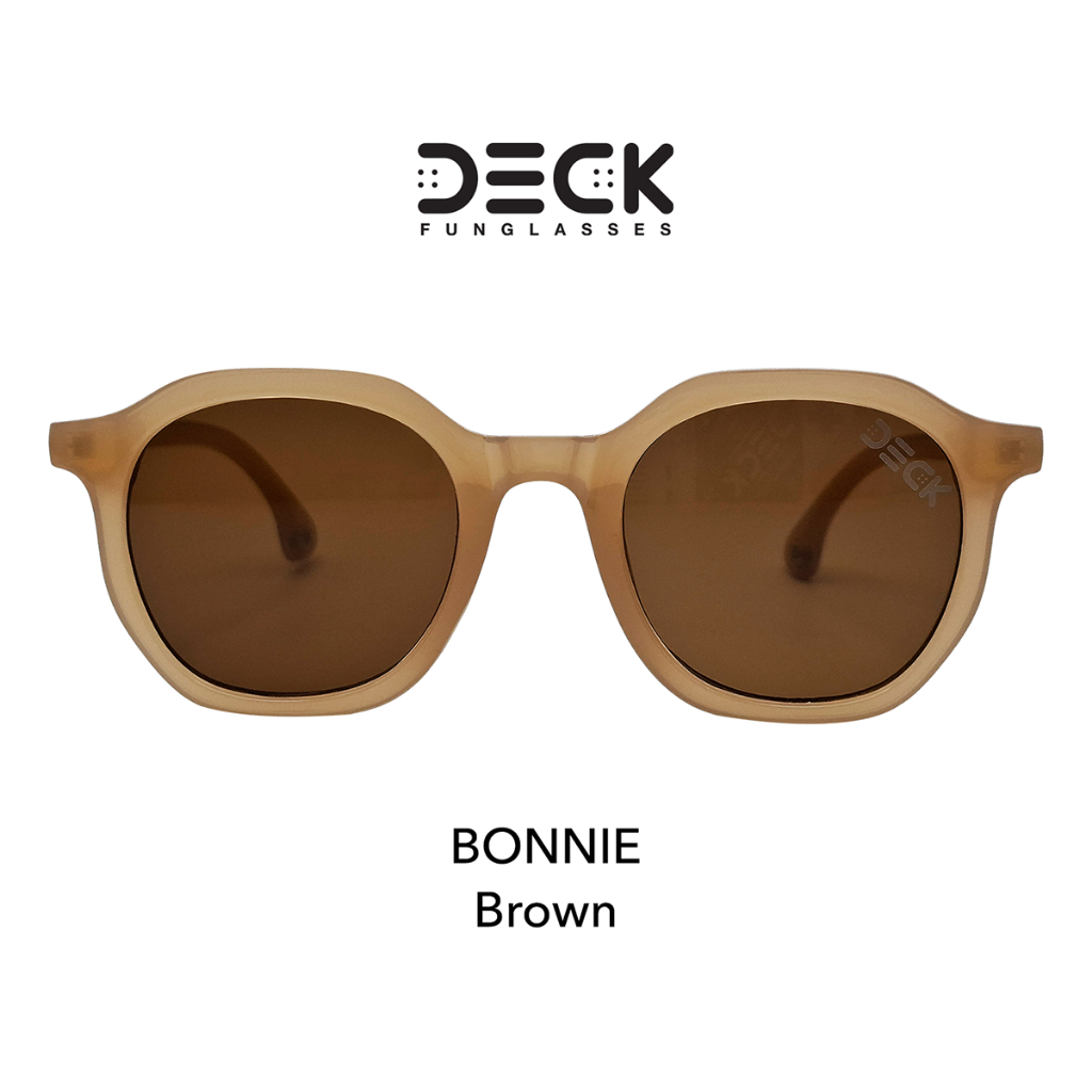 แว่นตากันแดด DECK FUNGLASSES รุ่น BONNIE - BROWN  ของแท้ ประกันศูนย์ 1 ปี