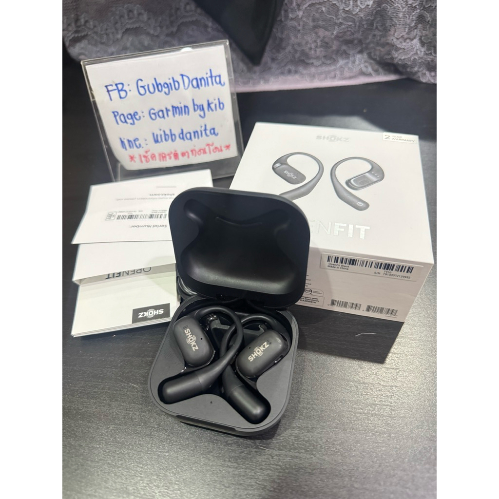 หูฟัง shokz open air สภาพใหม่ ครบกล่อง มือ2