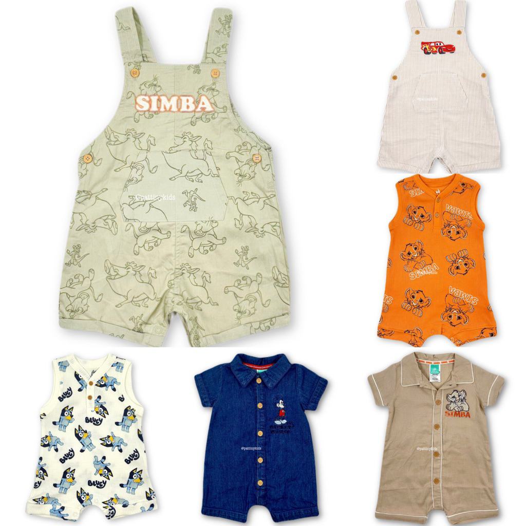 𝐃𝐢𝐬𝐧𝐞𝐲 baby รอมเปอร์,รอมเปอร์เอี๊ยม 0m-24m