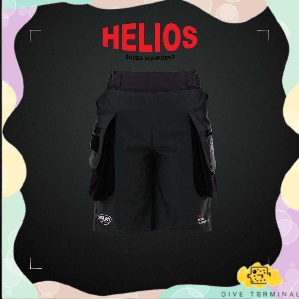 HELIOS Tech Shorts – กางเกงเทคนิคอลดำน้ำสำหรับนักดำน้ำเทคนิคและรีครีเอชัน