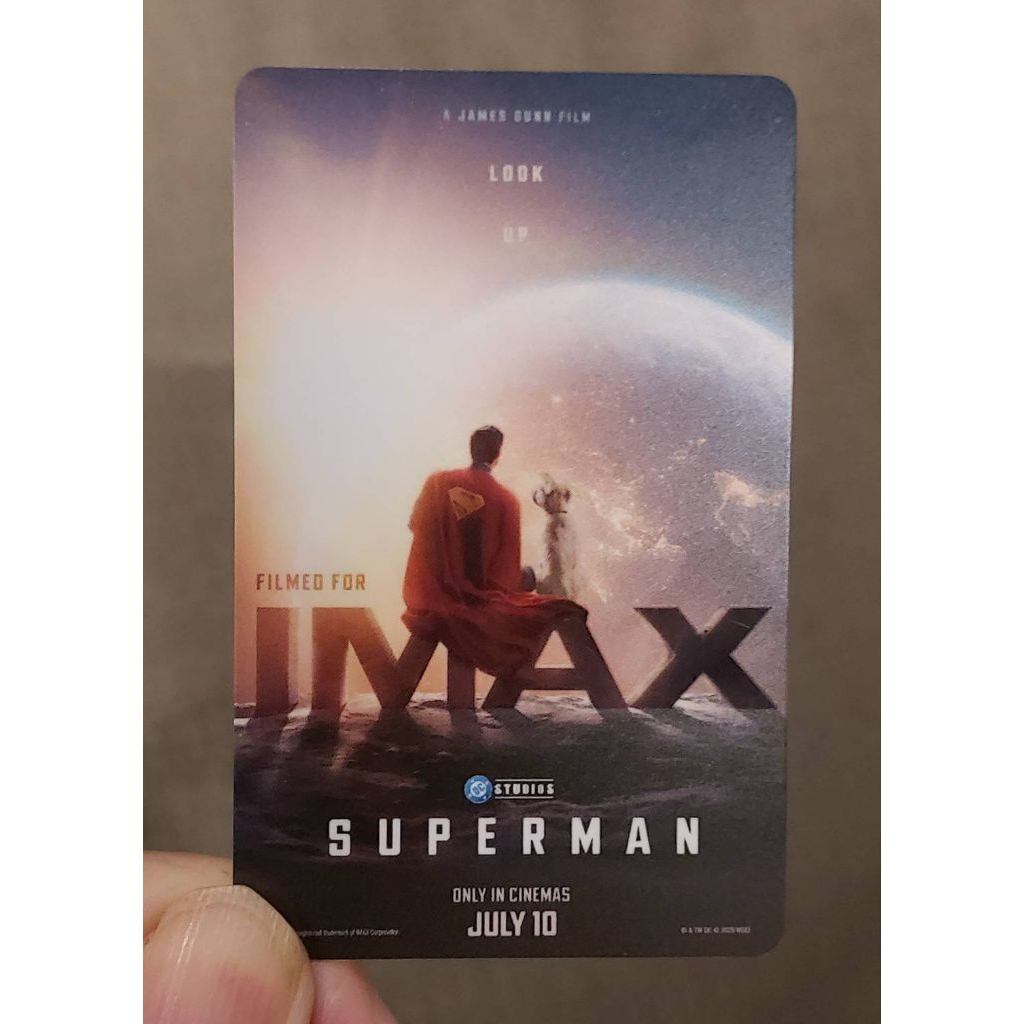 การ์ด IMAX Superman card🦸ใหม่ล่าสุดจากโรงหนัง IMAX Major