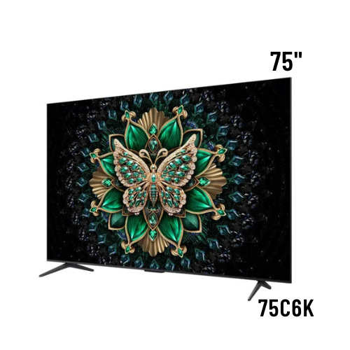 (กรุงเทพ-ปริมณฑลเลือกส่ง Seller Own Fleet) TCL TV C6K Premium QD-MiniLED TV 75″ รุ่น 75C6K