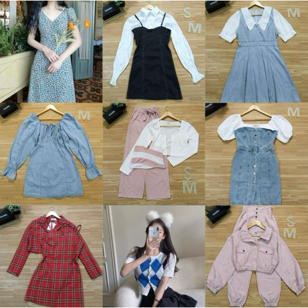 #1 เสื้อผ้าแม่ค้า มือ1/2 หลักสิบ 10฿เท่านั้นไม่เกินนนี้  อัพเดท30/7/68 #ชุดเซต #เดรส #เสื้อ #กางเกง #กระโปรง