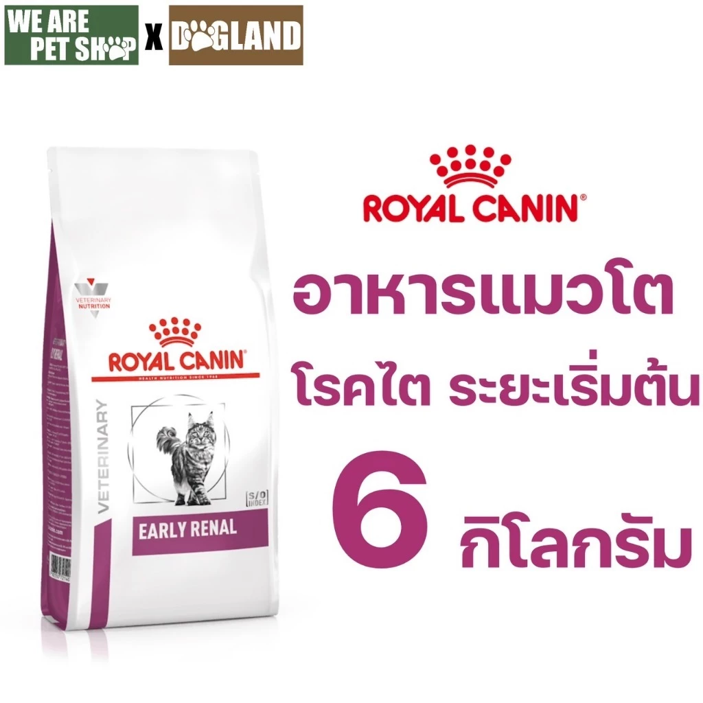 Royal Canin Vet Cat 6 kg EARLY RENAL แมวโรคไตระยะเริ่มต้น
