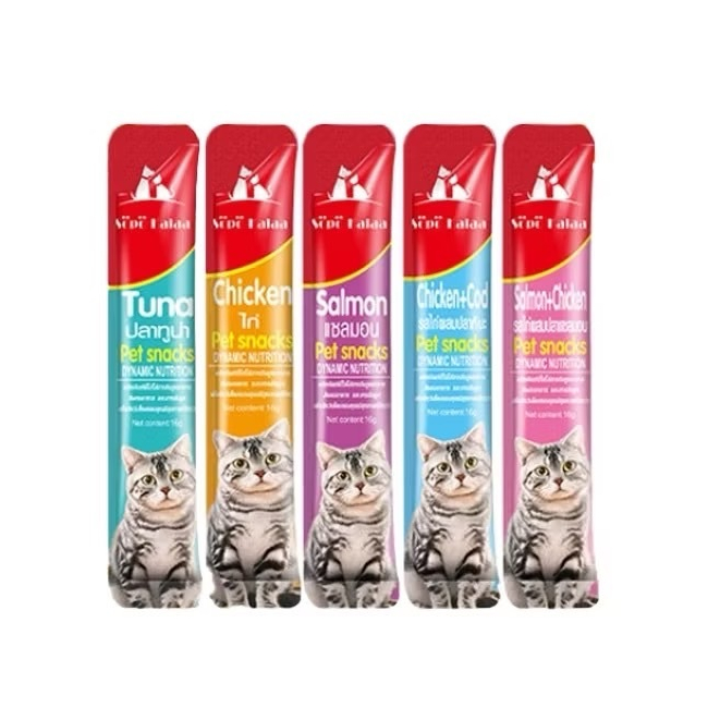 Sopo Kalaa ขนมเเมวเลีย 15g  มีให้เลือก5รส  cat snack stick 15g อาหารแมว cat ขนมแมวเลีย แมวเลีย อาหารแมวเลีย ขนมแมวเลีย