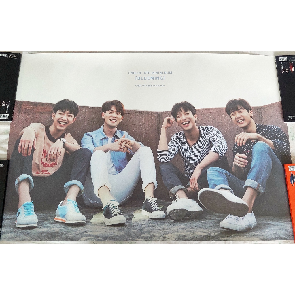 โปสเตอร์ ของแท้ จาก อัลบั้ม CNBLUE - BLUEMING Album พร้อมส่ง Kpop Poster