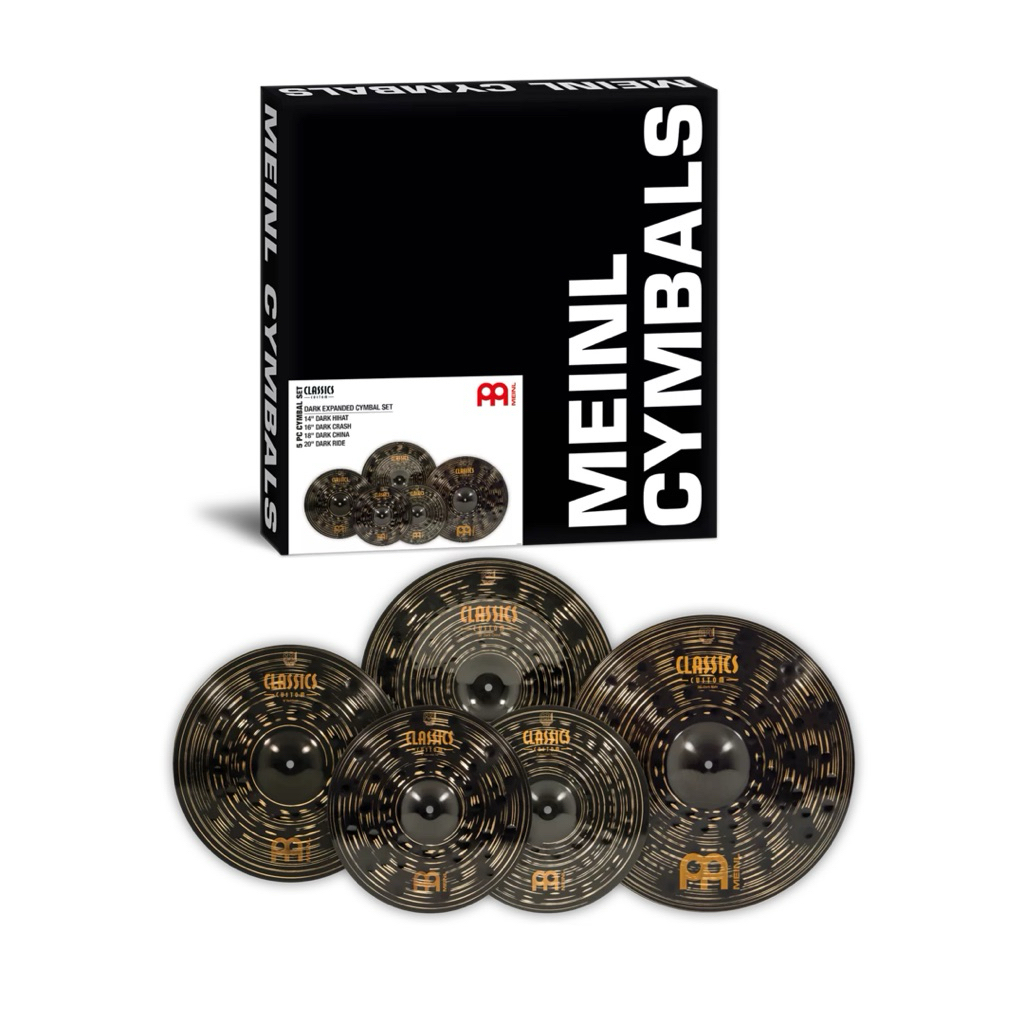 MEINL Cymbals Classics Custom Dark Expanded Cymbal Set (CCD-CS1)
