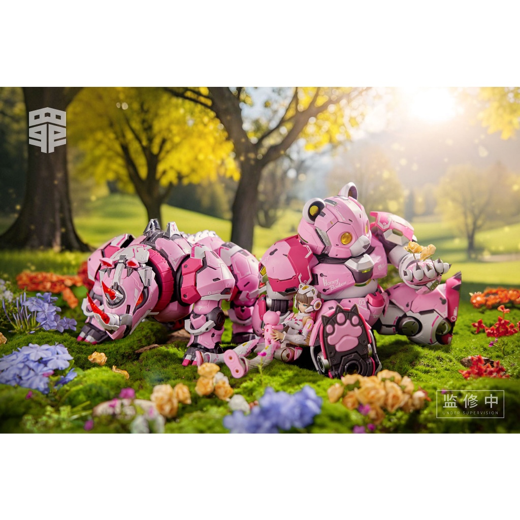 SEVEN DEADLY SINS: SIN-03P Sloth Full Set (Mechakuma & Mecha Rhino) [1/10 Model Kit]