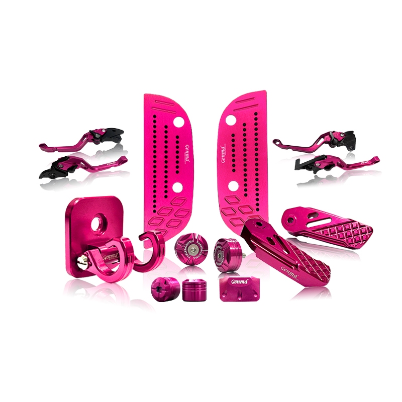 ชุดแต่ง GIORNO125 ABS / CBS สีชมพู ตะขอ มือเบรค พักเท้าหลัง พื้นเท้าหน้า ตุ้มปลายแฮนด์ *ขายแยกชิ้น* - รูปที่ 7