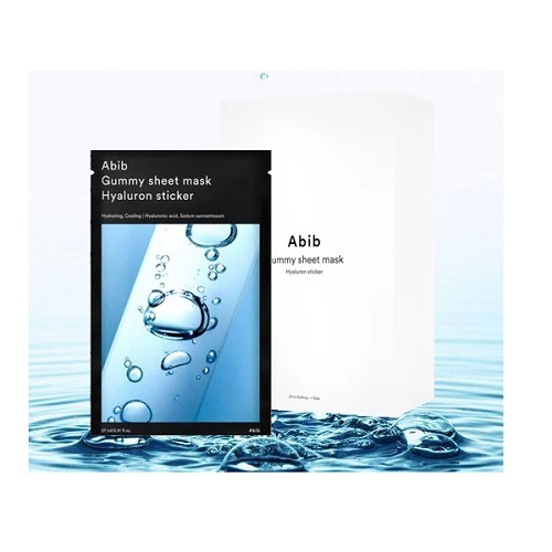 แผ่นมาสก์ ABIB Gummy Sheet Mask Hyaluron Sticker