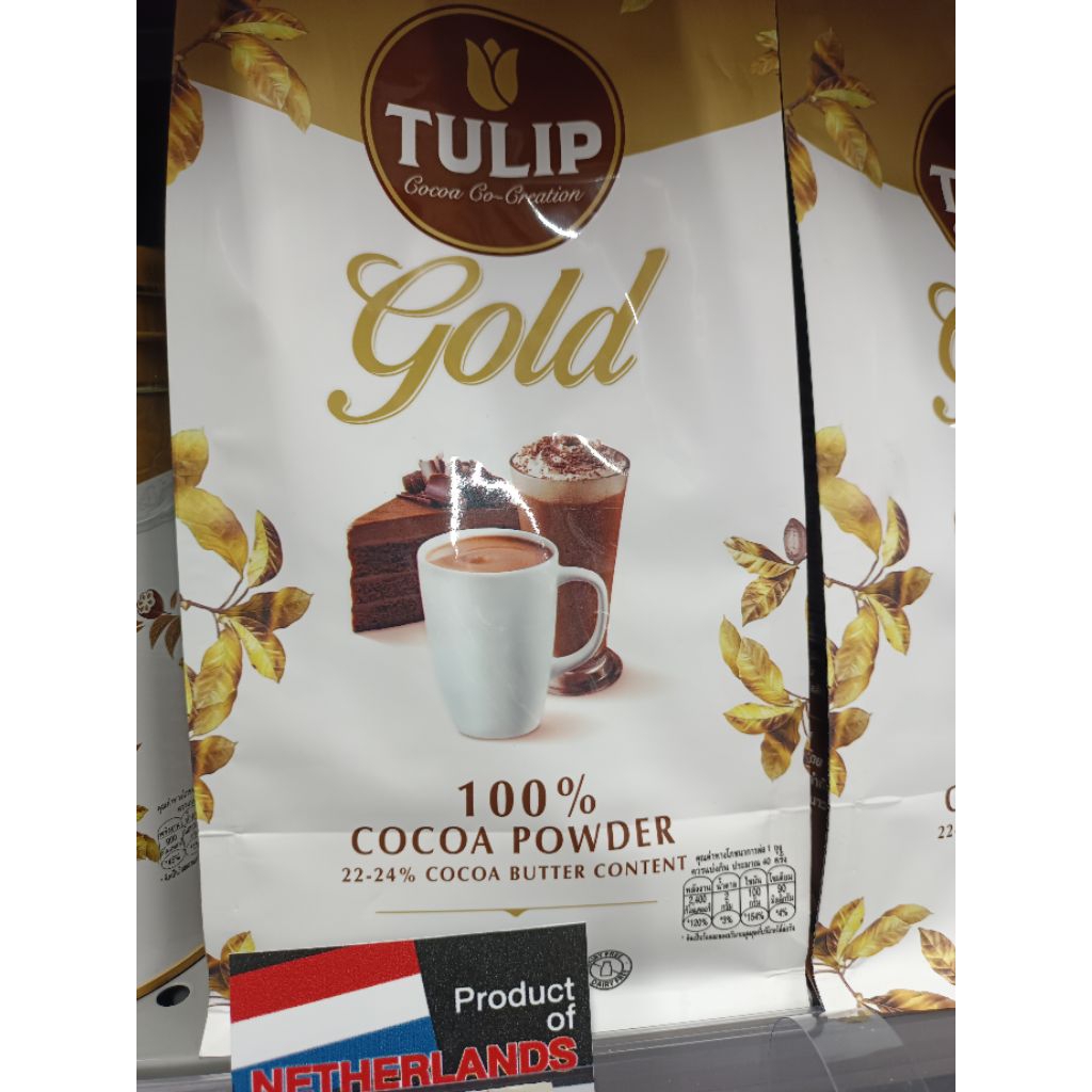 tulip gold cocoa powder475g ทิวลิป โกลด์โกโก้