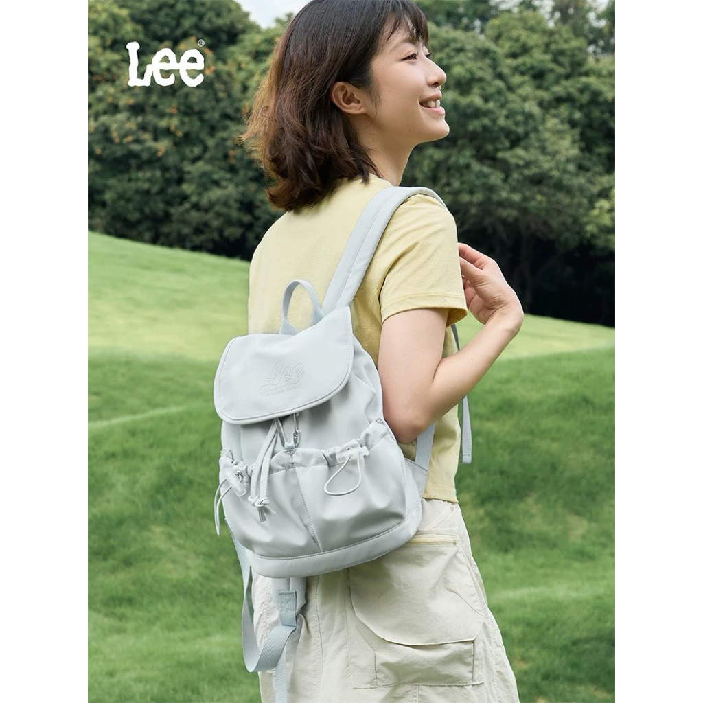 (Pre-Order🇨🇳) Lee lightweight drawstring backpack ลิขสิทธิ์แท้