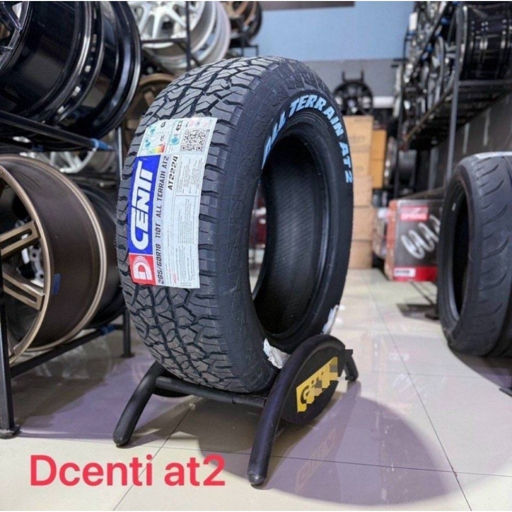 ยางรถยนต์ DCENTI ALL TERRAIN AT2 ขนาด 265/60R18 110T ผลิตในประเทศไทยตามมาตรฐานอเมริการาคารวม4เส้น