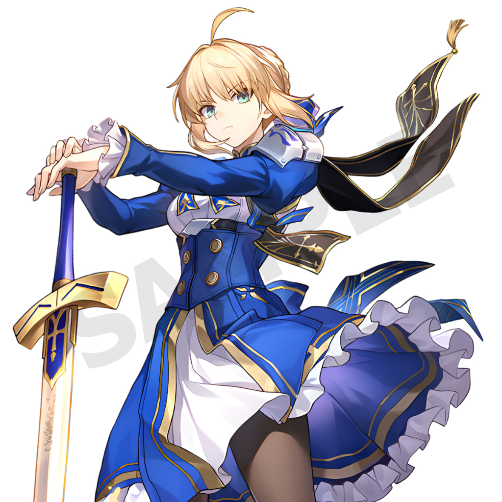 Saber Honkai star rail สติ๊กเกอร์ 2 แผ่น Saber star rail Stickers