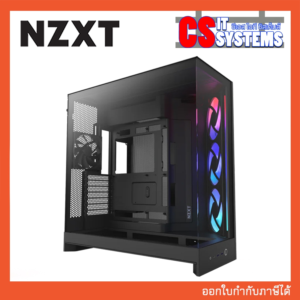 CASE NZXT H9 FLOW RGB (2025) BLACK : CM-H92FB-R1