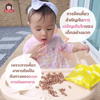 Cocoa Crisps ข้าวกล้อง 3สี อบกรอบ เคลือบโกโก้ สำหรับเด็ก ออร์กาเนะ แบบกล่อง