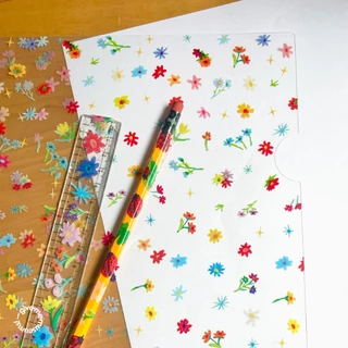 FOLDER FRIEND แฟ้มใส/ทึบใส่เอกสาร ขนาด a4 ลายเส้น give.me.museums