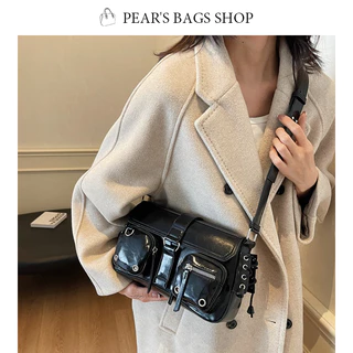 Pearsbags กระเป๋าสะพายเดี่ยว สไตล์ใหม่ ความรู้สึกขั้นสูง แฟชั่น วินเทจ กระเป๋าใต้วงแขนสำหรับสุภาพสตรี