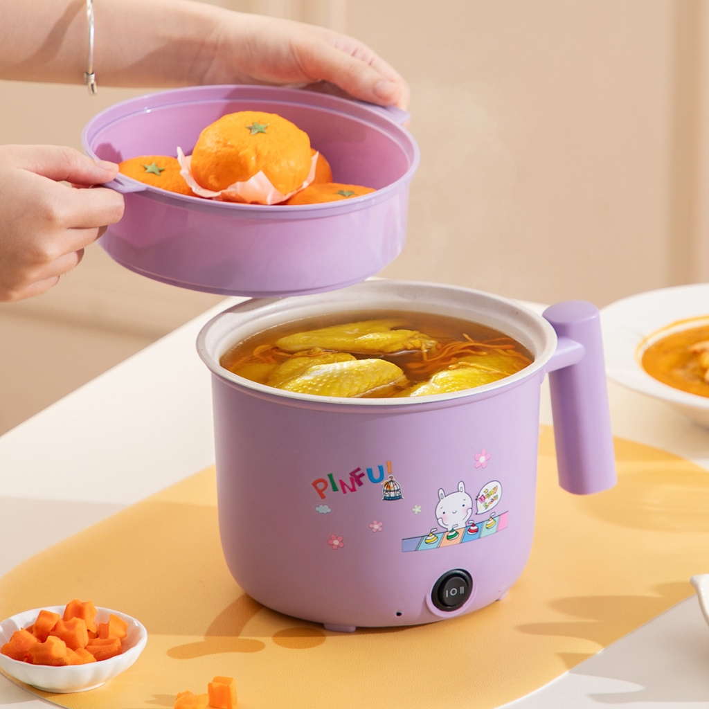 หม้อต้มไฟฟ้า พร้อมซึ้งนึ่ง หม้อไฟฟ้าอเนกประสงค์