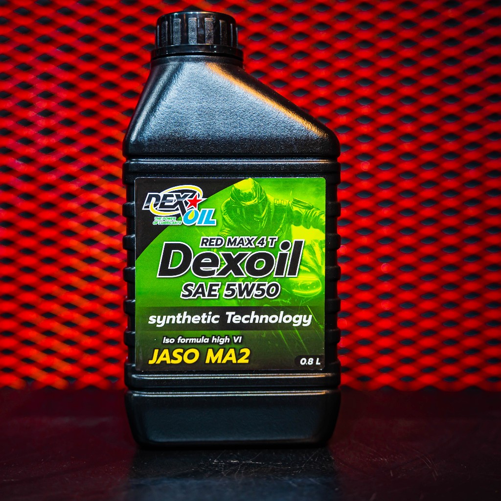 น้ำมันเครื่อง Dexoil RED MAX 4T SAE 5W-50